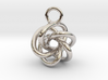 5-Knot Earring 15mm wide 3d printed 