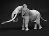 African Bush Elephant 1:72 Giant Bull 3d printed 