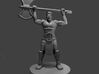 Half Orc Barbarian WITH A MULLET raging 3d printed 