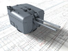 1/128 4.5"/45 (11.4 cm) QF MKVI Guns x2 3d printed 3d render showing product detail