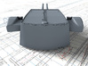 1/350 Zara Class 203mm/53 M1927 Guns Blast Bags x4 3d printed 3D render showing A Turret detail