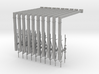 N Scale - Dble Track Staunchions 2 -  10 Pack 3d printed 