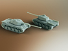 FCM 50T French Heavy Tank Scale: 1:160 3d printed 