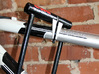 Ulock Mount 30degree 3d printed Cradle supports U-lock to keep it off the bike frame