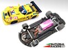 3D Chassis - Fly Marcos LM600 (Combo) 3d printed Chassis compatible with Fly model (slot car and other parts not included)