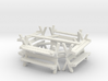 HO scale benches 4 connected together two pack 3d printed 