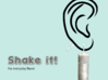 Shake it! Earring Top 3d printed 