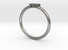 Mini HEART Ring Size 7 V DESIGN LAB 3d printed 