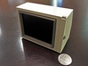 Apple Monitor II 3d printed Assembled, painted with 3.5'' LCD screen installed. 