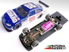 Chassis - SCX Chevrolet Impala SS 2008 (Combo) 3d printed Chassis compatible with SCX model (slot car and other parts not included)