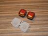 Tamiya Jeep CC-01 Tail light Set 3d printed Shown in smooth fine detail plastic