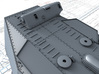 1/350 HMS Bellerophon 12" MKX Guns x5 3d printed 3d render showing Rangefinder detail