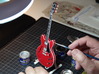 Gibson ES 335, Scale 1:6 3d printed This model is hand painted (example)