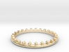 Dainty Beaded Edge Ring (Multiple Sizes) 3d printed 