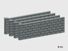 5' Block Wall - 4-Long Jointed Sections 3d printed Part # BWJ-003