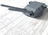 1/192 DKM Bismarck 38cm (14.96") SK C/34 Guns 3d printed 3D render showing adjustable Barrels