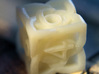 Celtic D6 - Solid Centre for Plastic 3d printed Printed in White Detail Plastic