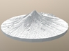 Mount Taranaki Map - Contours (10 Meter) - Small 3d printed 