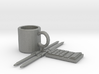 Coffee Mug, and Office Supplies 3d printed 