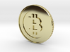 Bitcoin Coin Lapel Pin 3d printed 