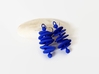 Colorful Orbital Drift Earrings 3d printed 3D Printed Earrings in Blue