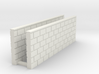 Block Wall - Butt Wall - L2 3d printed Part # BWJ-034