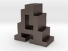 "A" inch size NES style pixel art font block 3d printed 