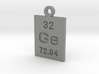 Ge Periodic Pendant 3d printed 