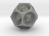 D12 Dice - Braille 3d printed 