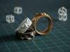 Triangulated Ring - 16mm 3d printed 