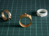 Triangulated Ring - 17.5mm 3d printed 