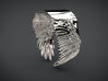 Wings Ring 3d printed 