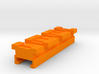 MicroShots Rail to Nerf Rail Adapter (3 Slots) 3d printed 