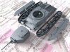 1/87 SARL 42 Tank (FCM 3 Man Turret 47mm SA37 Gun) 3d printed 3D render showing product detail