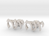 Hebrew Name Cufflinks - "Yona" 3d printed 