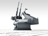 1/48 Twin 20mm Oerlikon MKV Mount Not in Use 3d printed 3d render showing product detail