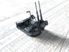 1/128 Twin 20mm Oerlikon MKV Mount Not in Use x4 3d printed 3d render showing interior detail (without side panel)
