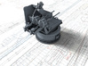 1/128 Twin 20mm Oerlikon Powered MKV Mount x4 3d printed 3d render showing product detail
