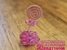 Jester lollipop Spiritual Weapon miniature 3d printed Printed on home printer anycubic photon