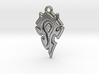 World Of Warcraft Horde Pendant all materials 3d printed 