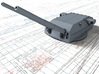 1/700 H Class 40.6 cm/52 (16") SK C/34 Guns 3d printed 3D render showing adjustable Barrels