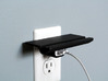 Outlet Shelf for iPhone 3d printed 