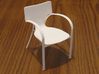 Strada Chair 3.7" tall 3d printed 