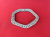 Irregular Bracelet (Size L) 3d printed Printed in Polished Metallic Plastic
