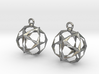 Stellated Dodecahedron Earrings 3d printed 