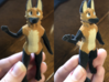 Anthro Wave With Base 3d printed Full colored sandstone