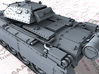 1/144 British Crusader Mk II Medium Tank 3d printed 3d render showing product detail