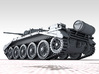 1/87 (HO) British Crusader Mk I Medium Tank 3d printed 3d render showing product detail