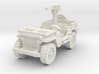 Jeep Willys 30 cal (window down) 1/76 3d printed 
