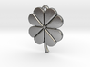 Pendant for Luck -- Four Leaf Clover 3d printed 